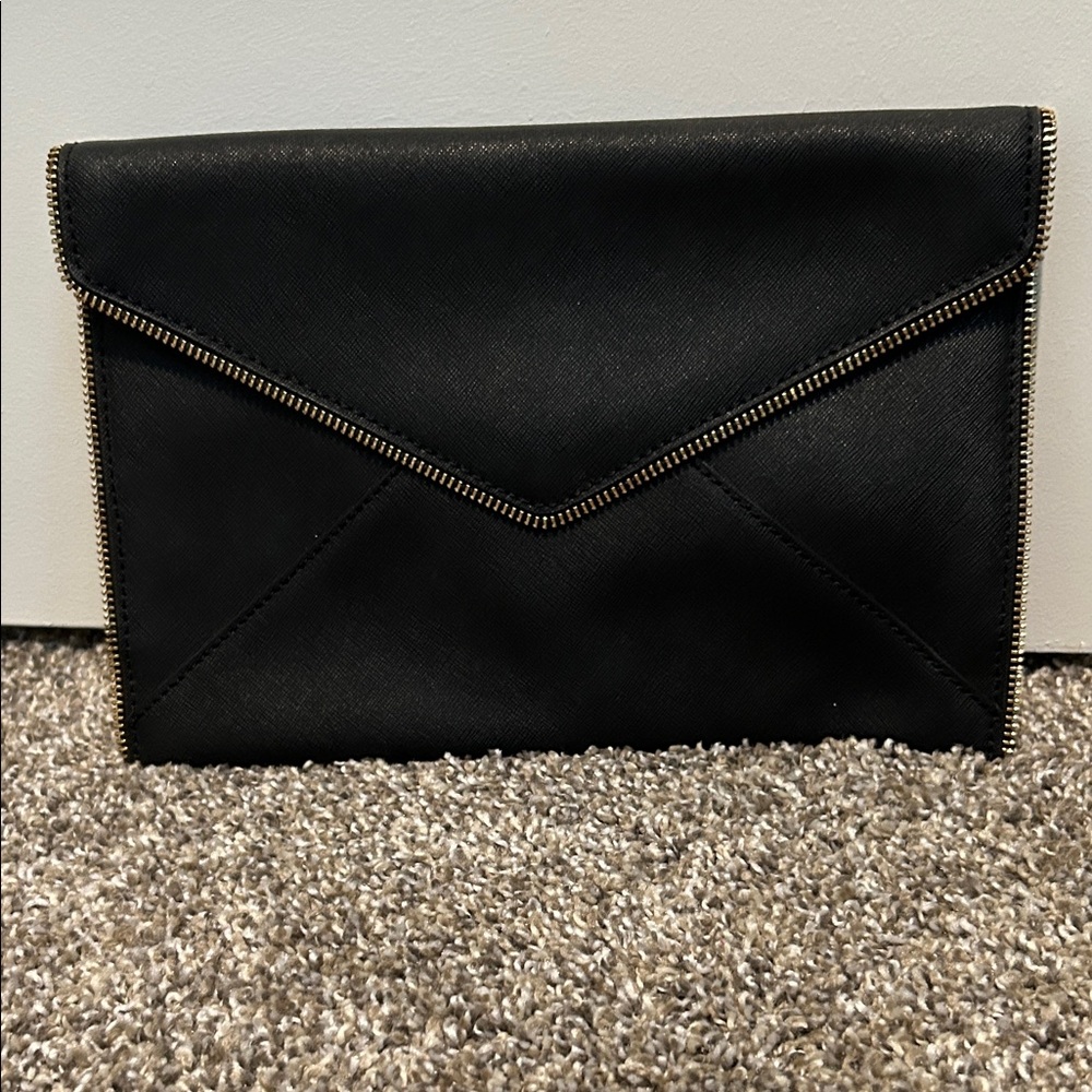 Rebecca Minkoff Black Envelope Clutch